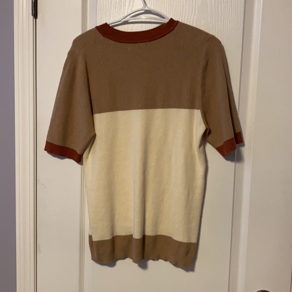 Knit short sleeve sweater - Picture 2 of 4